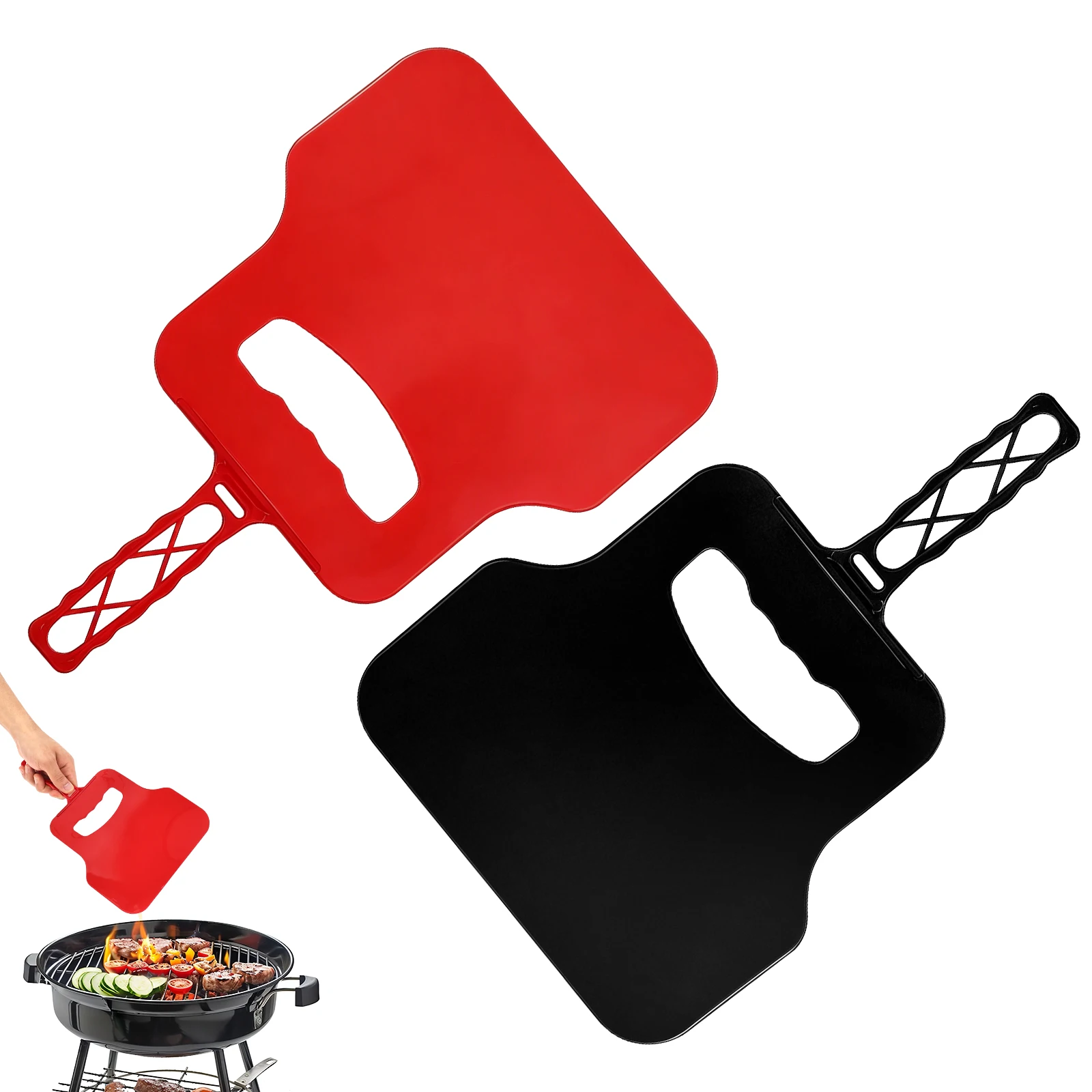Camping Cooking Bbq - Ventilador Manual de Plástico para Acender