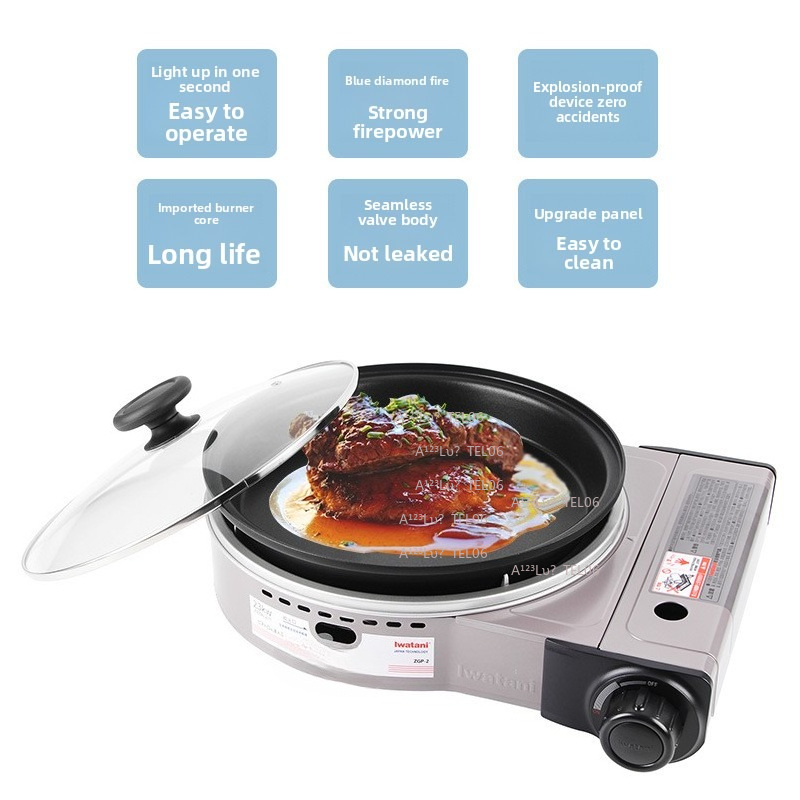 Camping Cooking Gas Stove - Fogão a Gás Portátil à Prova