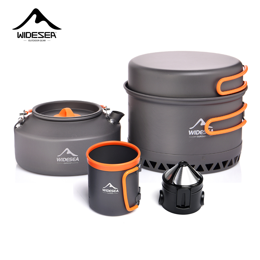 Camping Outdoor Cooking Equipment - Utensílios de mesa para acampamento, conjunto