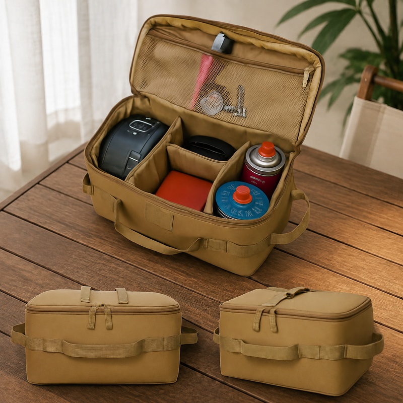Camping Outdoor Cooking Equipment - Bolsa de Armazenamento Durável para Camping