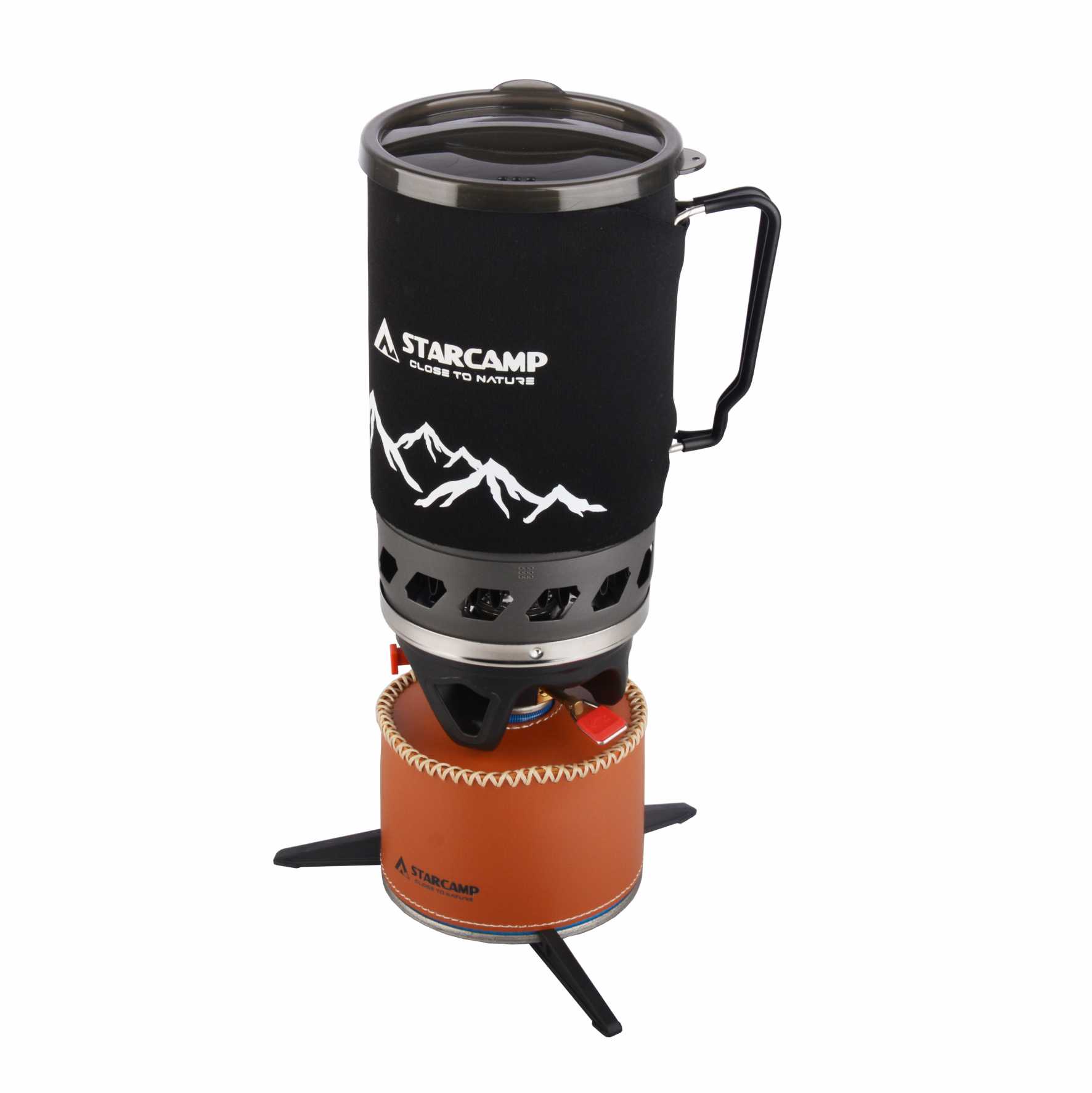 Camping Cooking Gas Stove - STARCAMP 1400ml Outdoor Fastboil Jet Cooker