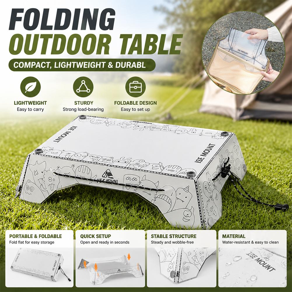 Camping Cooking Lightweight - Mesa de Camping Portátil Multiuso Dobrável
