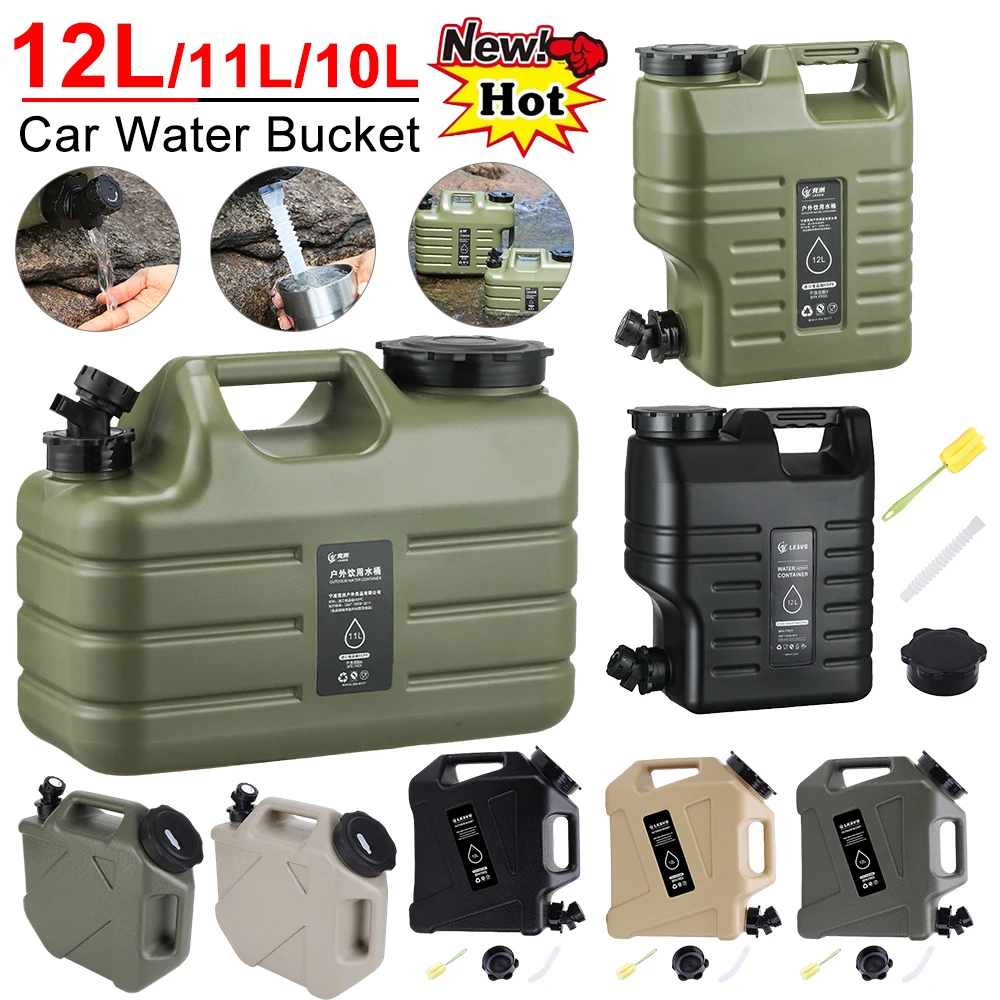 Camping Cooking Container - Balde de água portátil para carro,