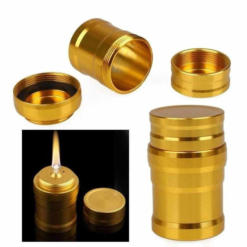Camping Cooking Alcohol - Novo portátil de metal mini lâmpada