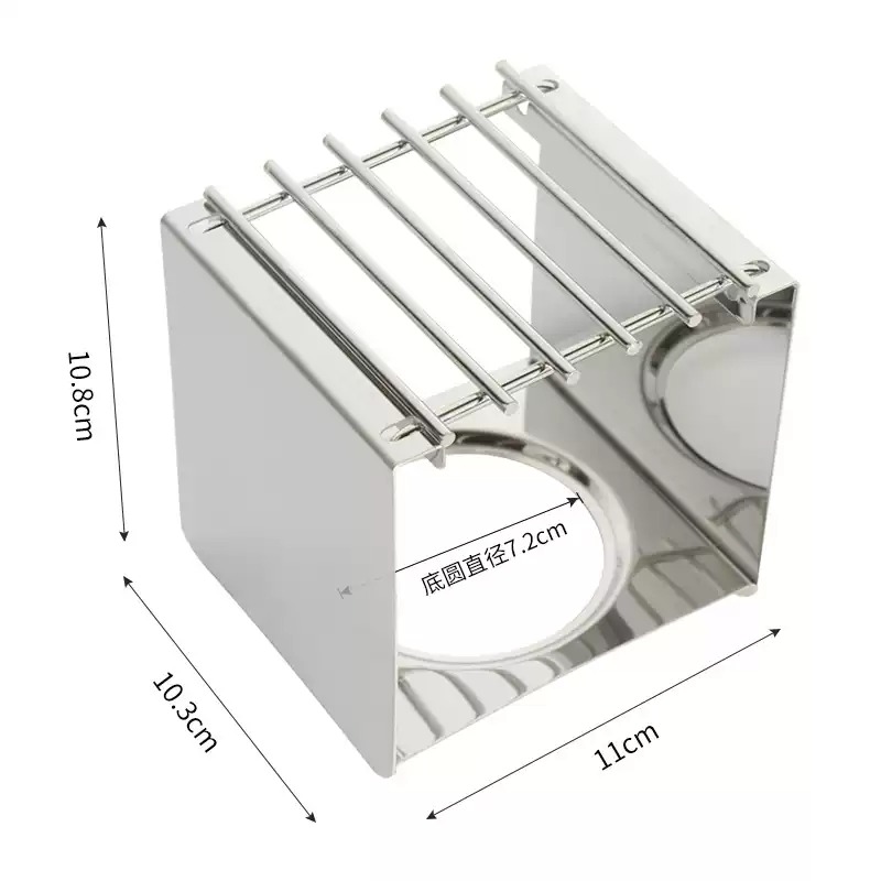 Camping Outdoor Cooking Equipment - Suporte Quadrado de Aço Inoxidável para