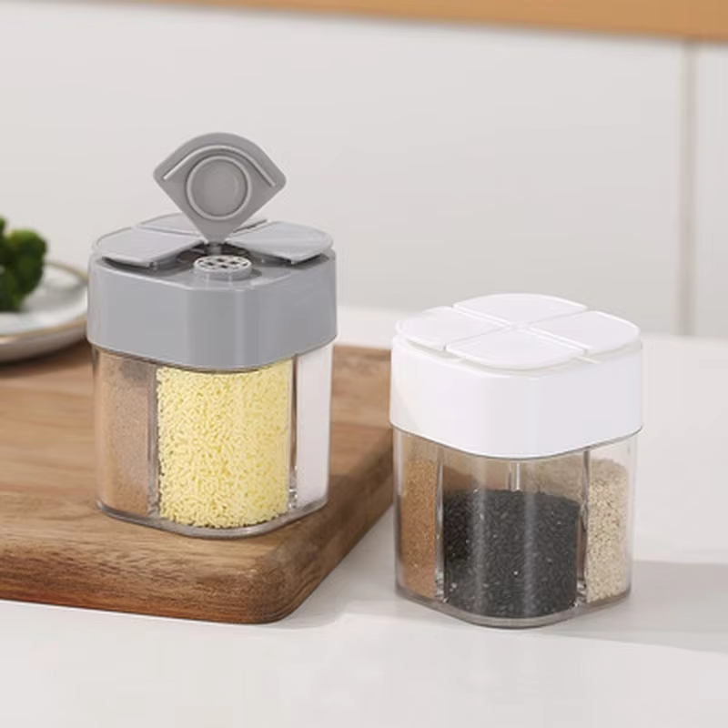 Camping Cooking Container - Dispensador de plástico 4 em 1