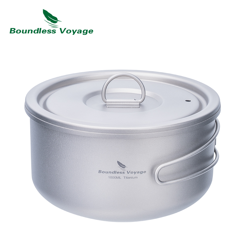 Camping Cooking Container - Pote de acampamento de titânio Boundless