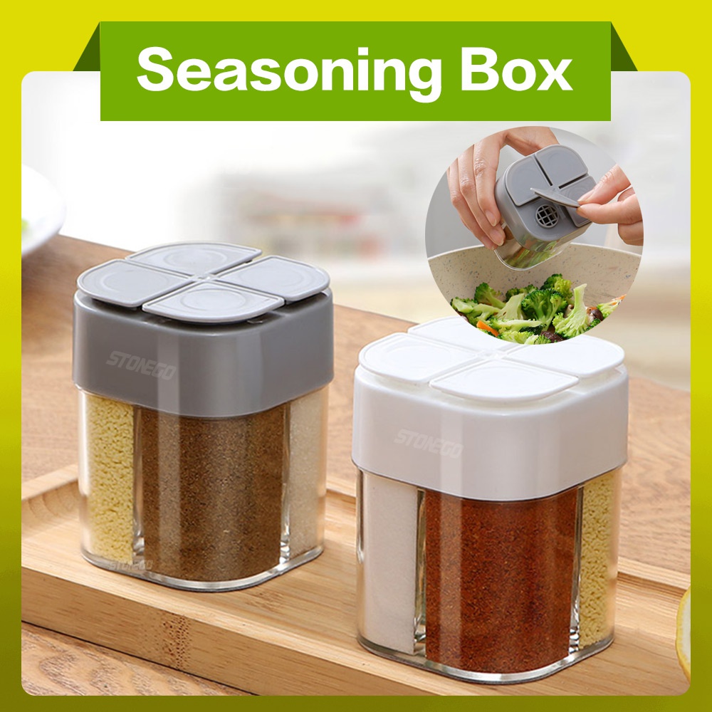 Camping Cooking Container - Dispensador de Plástico 4 em 1