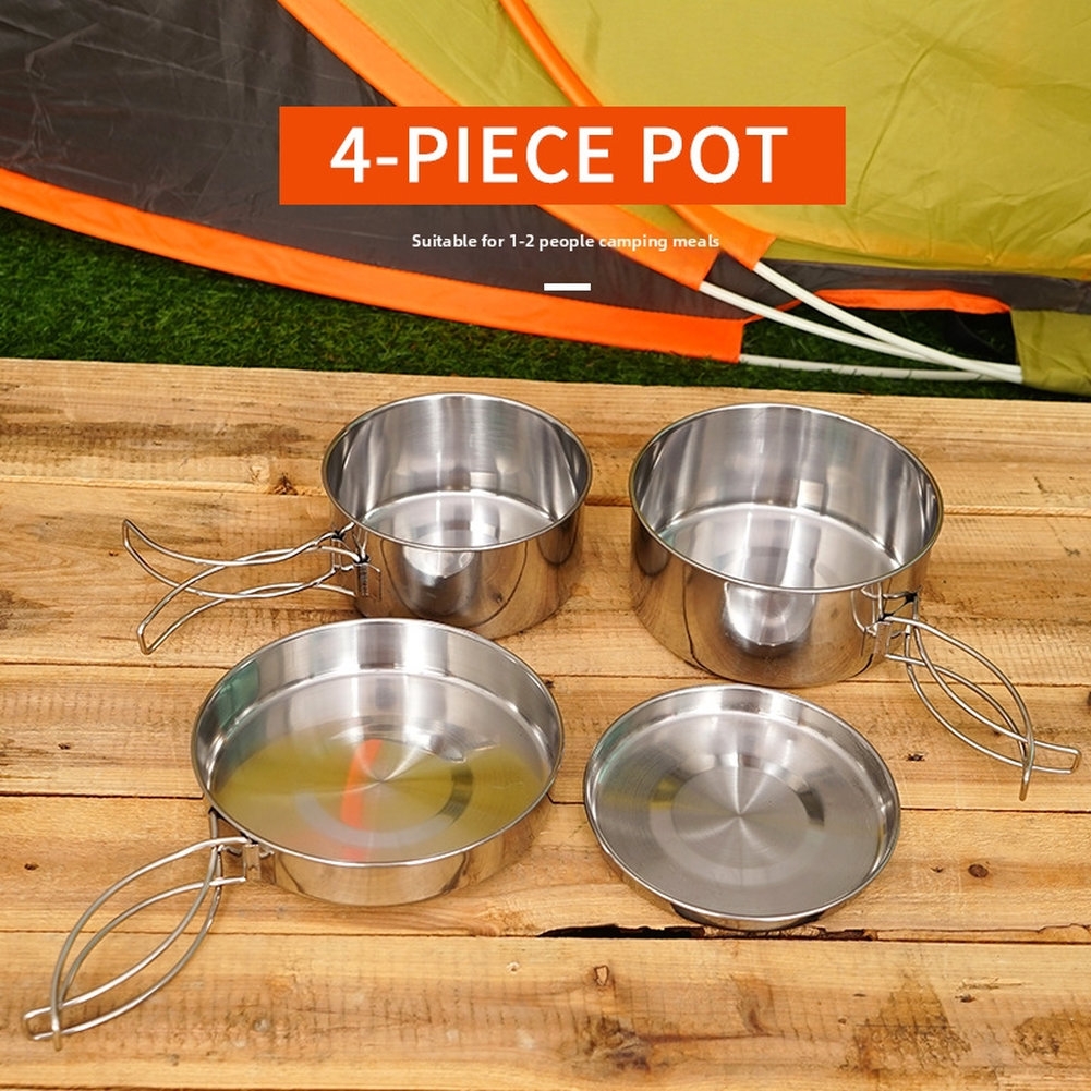 Conjunto de Cozinha ao Ar Livr - Nesting Camping Cooking Set avaliação e preço