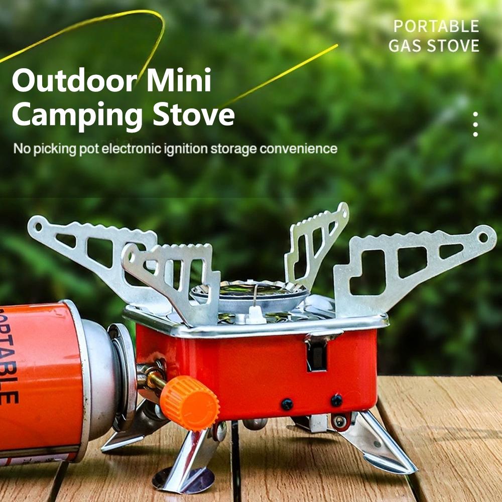 Fogão a Gás Portátil Dobrável  - Camping Outdoor Cooking Equipment avaliação e preço