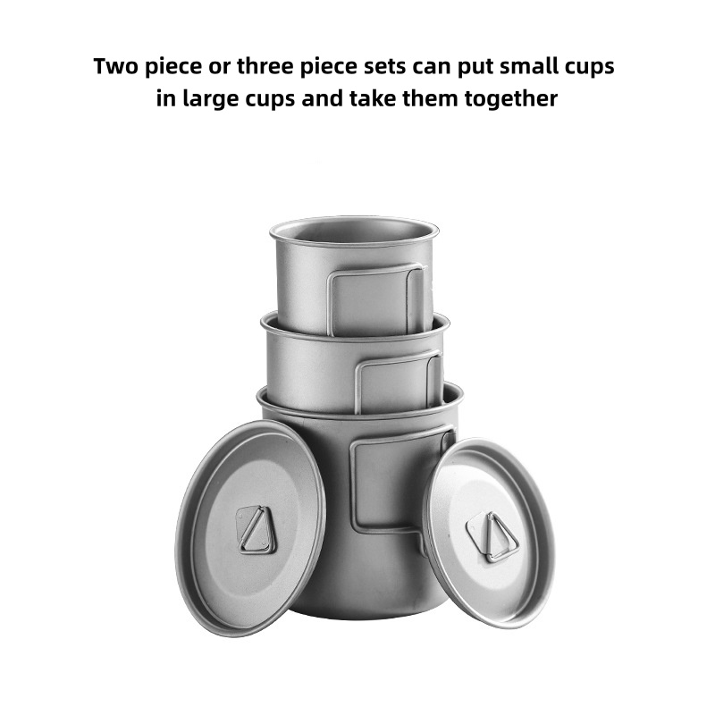 Caneca de Camping em Titânio c - Camping Cooking Lightweight avaliação e preço