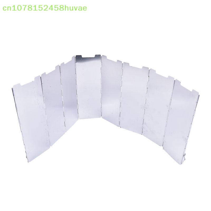 Fogão a gás dobrável de 8 plac - Camping Cooking Windshield avaliação e preço