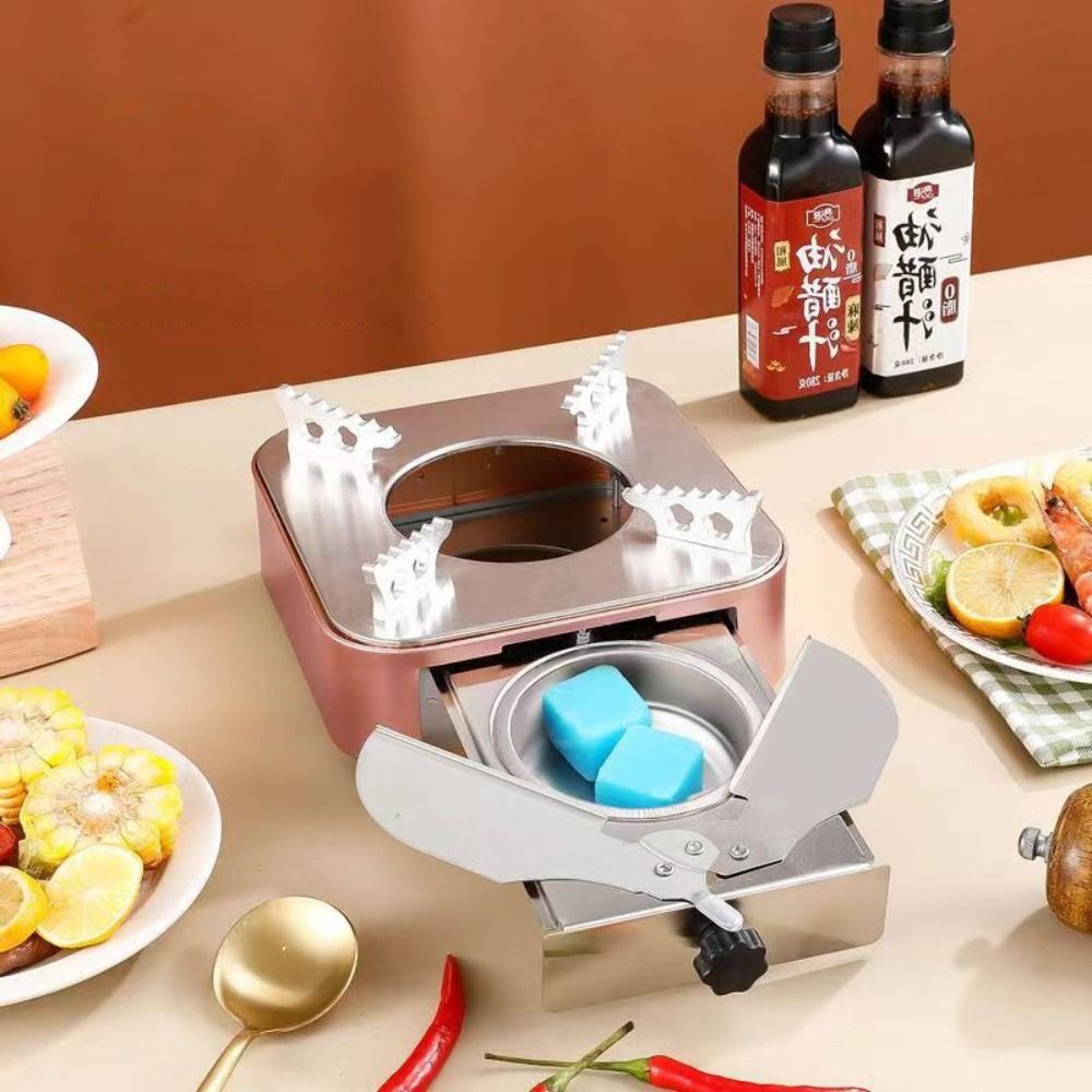 Fogareiro Portátil Quadrado de - Camping Cooking Alcohol avaliação e preço