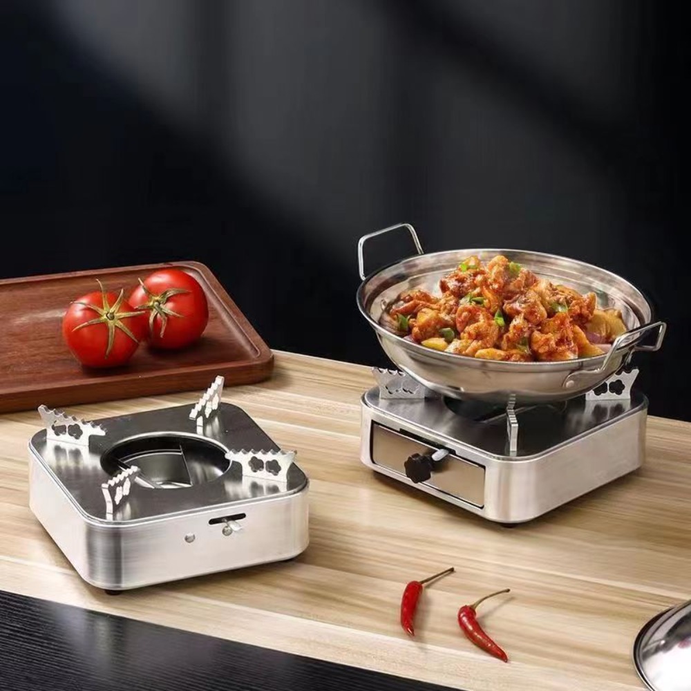 Fogareiro Portátil Quadrado de - Camping Cooking Alcohol avaliação e preço