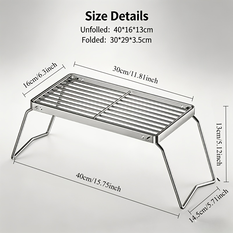Suporte Portátil Dobrável de A - Camping Cooking Lightweight avaliação e preço