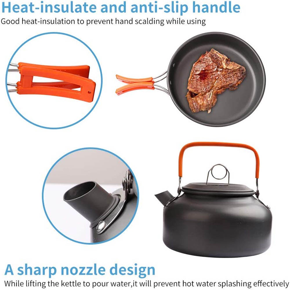 Conjunto de Cozinha para Campi - Nesting Camping Cooking Set avaliação e preço