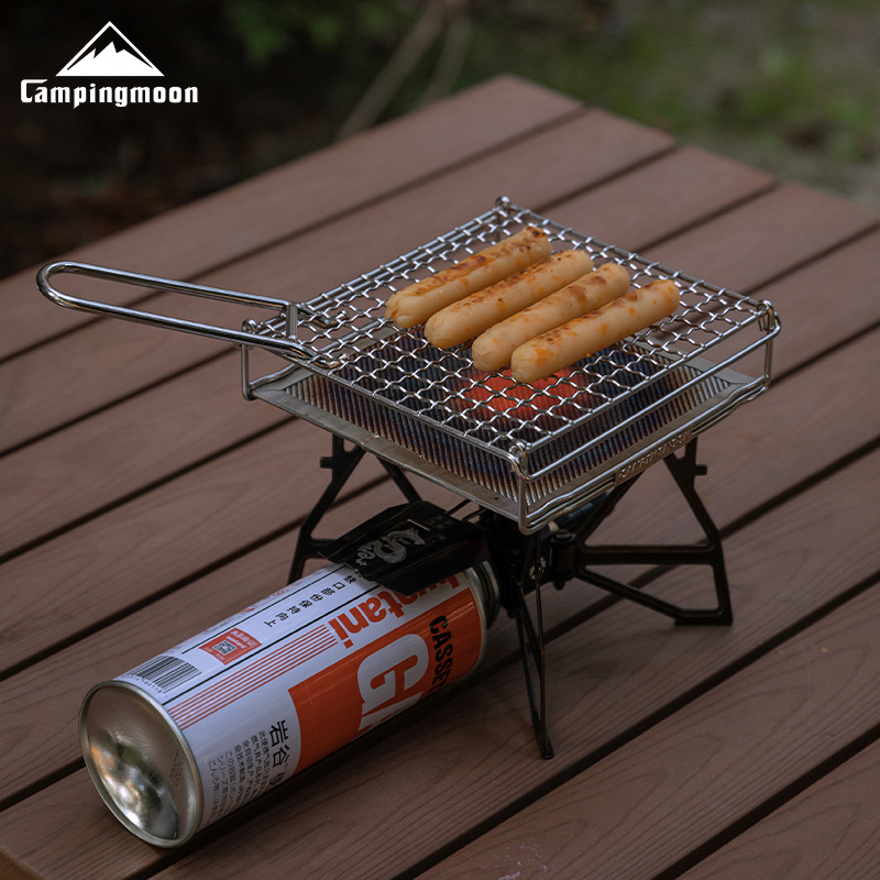CAMPINGMOON Grelha Dobrável de - Camping Cooking Equipment Gas avaliação e preço