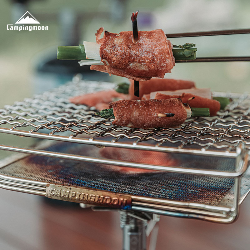 CAMPINGMOON Grelha Dobrável de - Camping Cooking Equipment Gas avaliação e preço