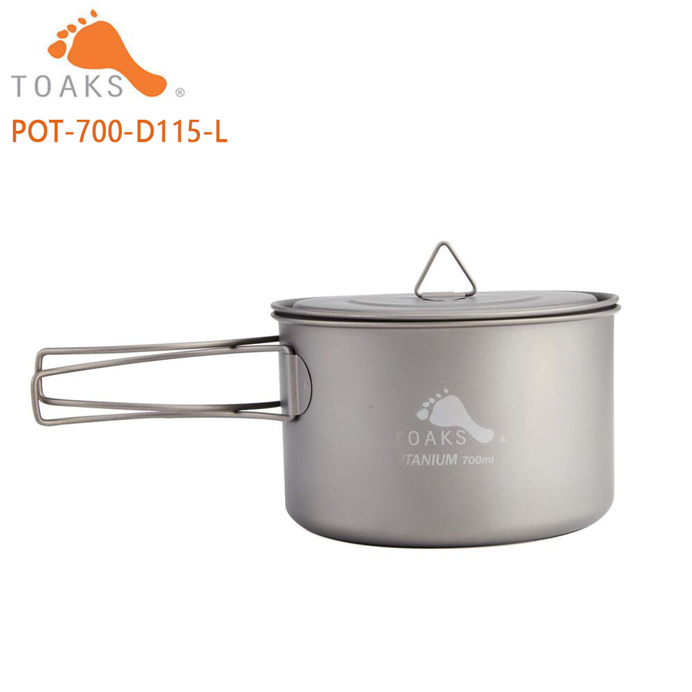 TOAKS Pure Titanium Camping Pa - Camping Outdoor Cooking Equipment avaliação e preço