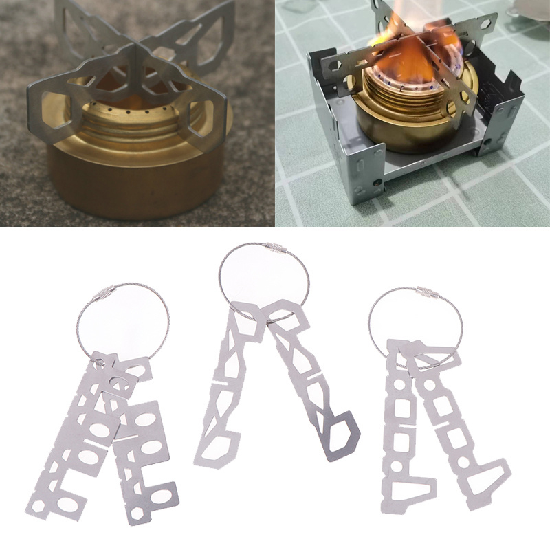 Suporte de Fogareiro a Álcool  - Camping Outdoor Cooking Equipment avaliação e preço