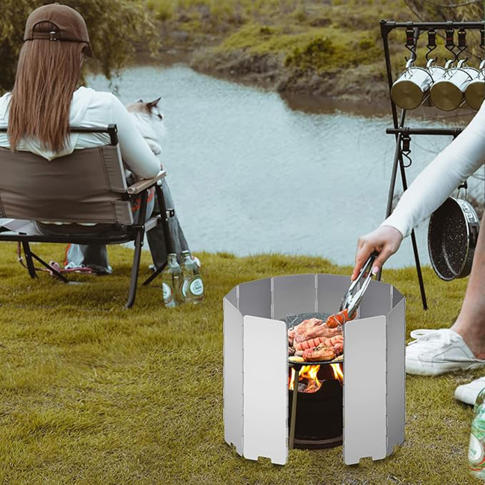 Para-vento Dobrável para Fogão - Camping Cooking Equipment Gas avaliação e preço