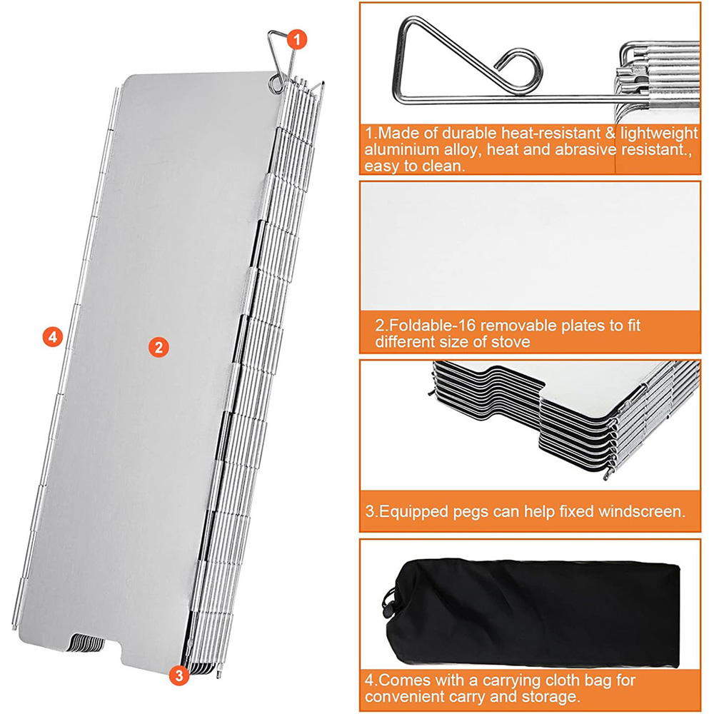 Para-vento Dobrável para Fogão - Camping Cooking Equipment Gas avaliação e preço