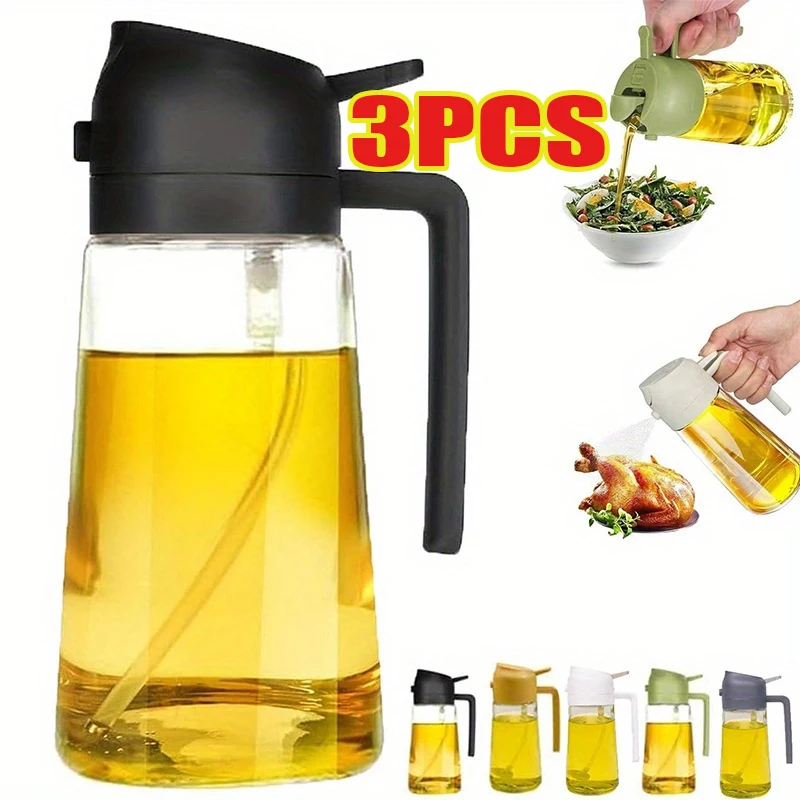 Spray de Óleo 2 em 1, Garrafa  - Camping Cooking Oil avaliação e preço