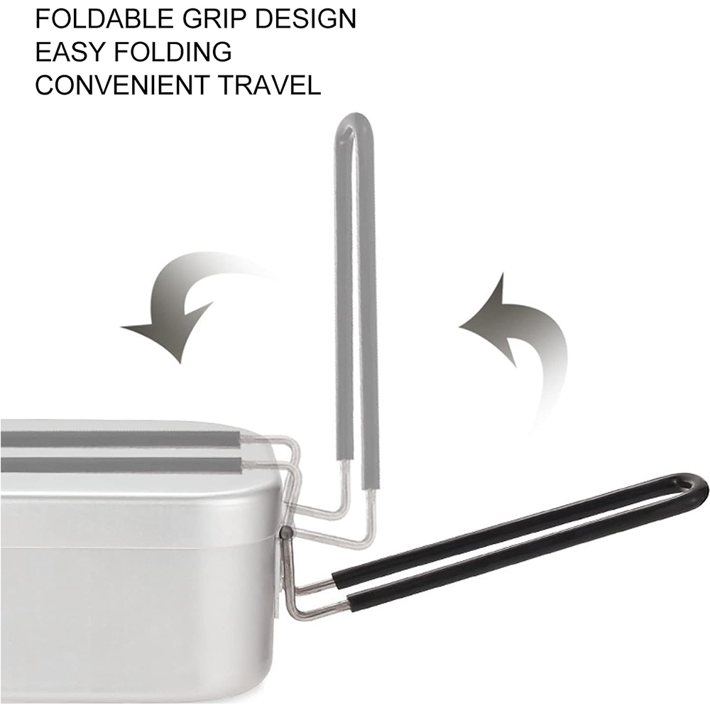 Lancheiras de alumínio 800ml,  - Camping Cooking Container avaliação e preço