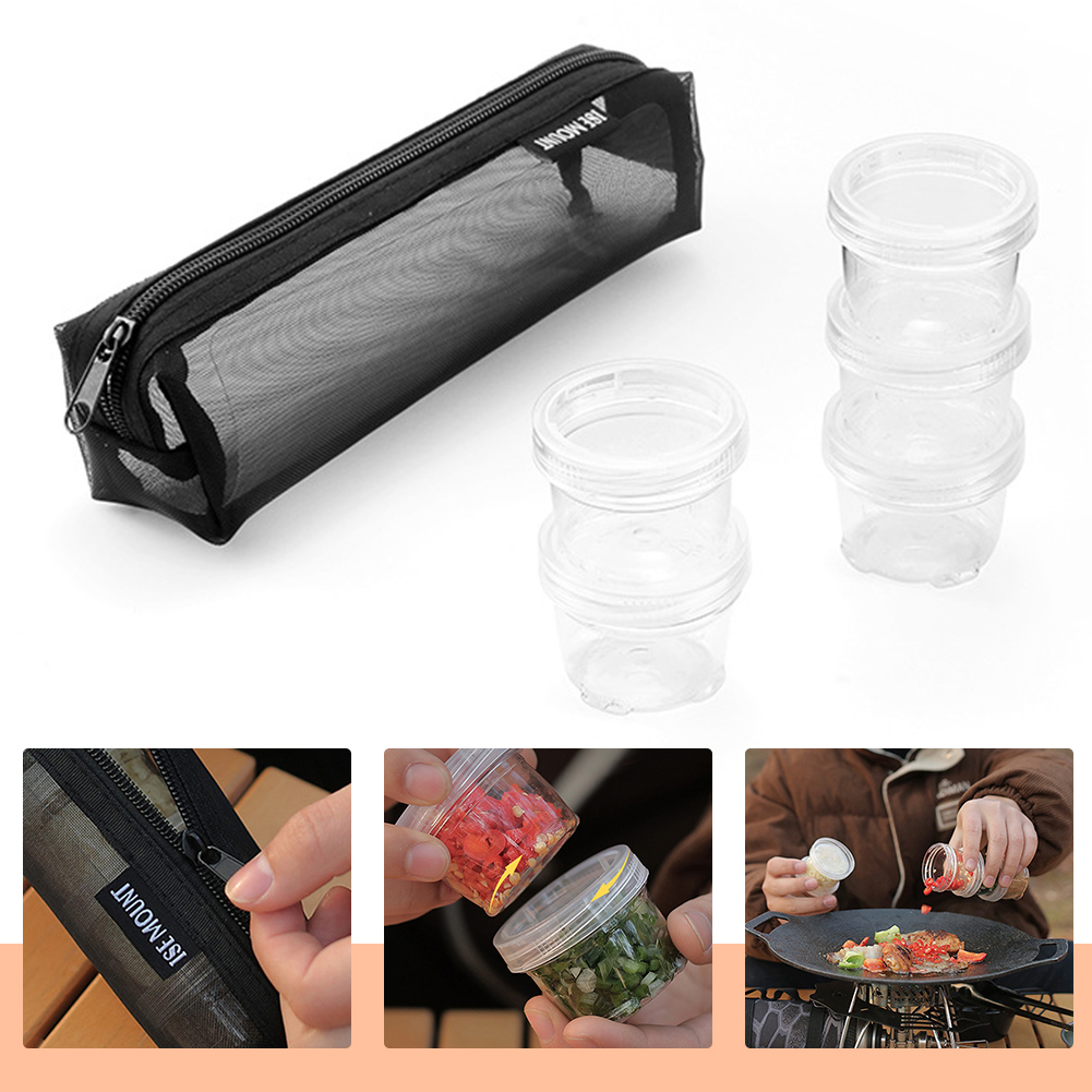 Kit de Temperos para Camping c - Camping Cooking Container avaliação e preço