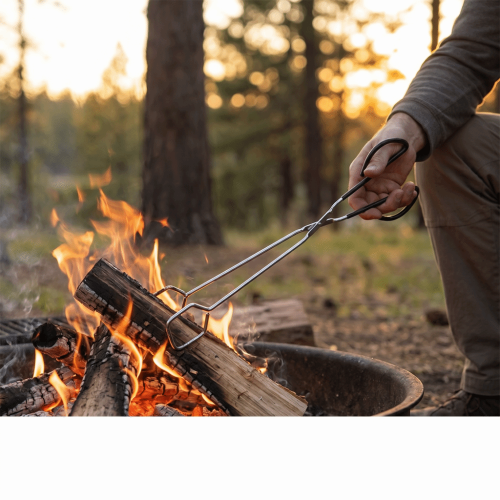 Pinça de Churrasco de 16 Poleg - Camping Cooking Tips avaliação e preço