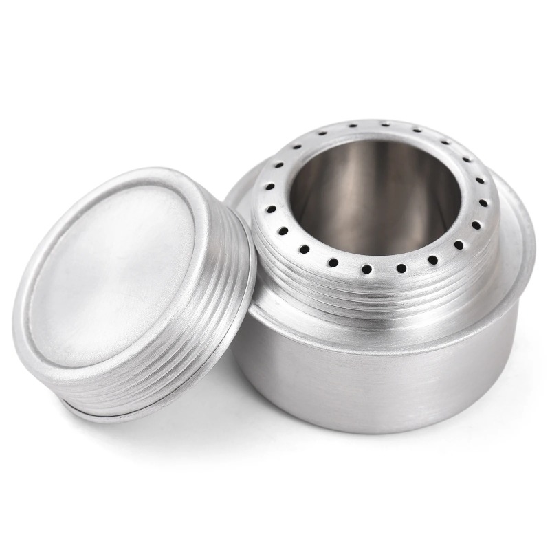 Fogão de álcool prateado ultra - Camping Cooking Alcohol avaliação e preço
