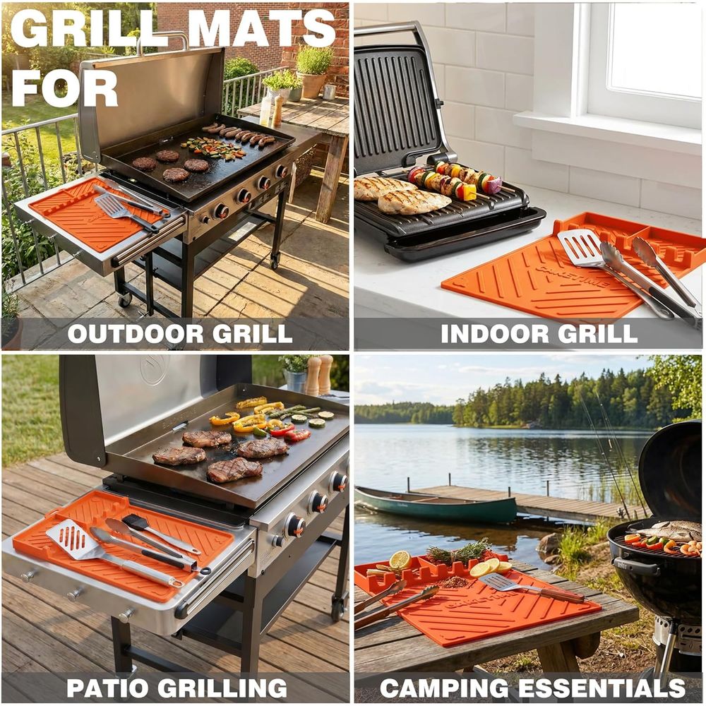 Tapetes de Silicone para Grelh - Camping Cooking Bbq avaliação e preço