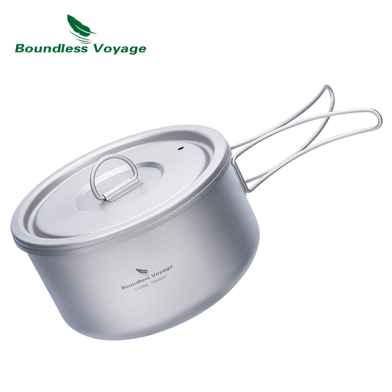 Pote de acampamento de titânio - Camping Cooking Container avaliação e preço