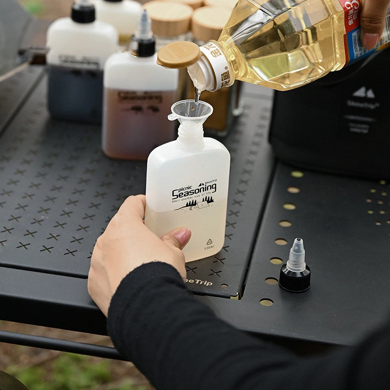 Conjunto de Frascos de Tempero - Camping Cooking Oil avaliação e preço