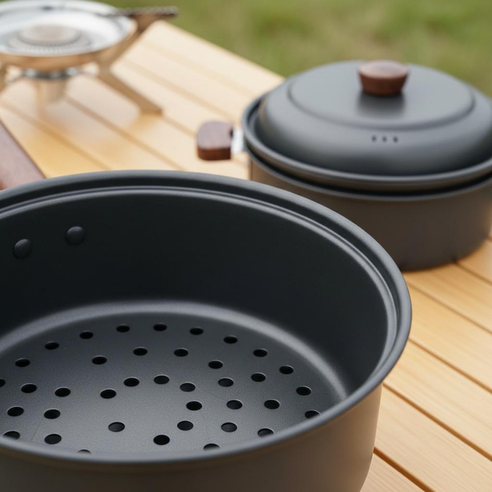 Panela de Cozinha para Acampam - Nesting Camping Cooking Set avaliação e preço